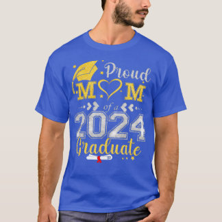 Camiseta Orgullosa Madre De Un Graduado Superior De 2024 En