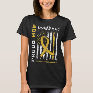 Camiseta Orgullosa madre de un guerrero consciente del cánc