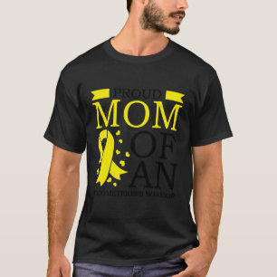Camiseta Orgullosa Madre De Un Guerrero De La Endometriosis