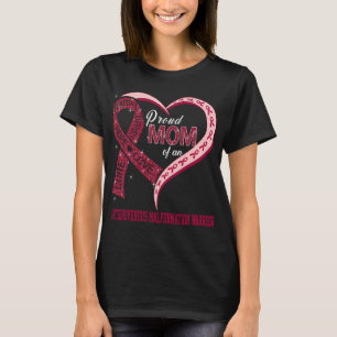 Camiseta Orgullosa Madre De Un Guerrero De La Malformación 
