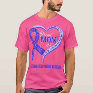 Camiseta Orgullosa Madre De Un Guerrero De Leukodystrophia