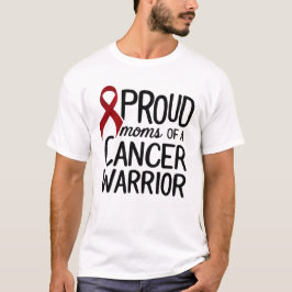 Camiseta Orgullosa madre de un guerrero del cáncer