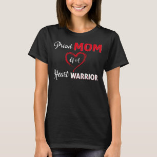 Camiseta Orgullosa Madre De Un Guerrero Del Corazón Concien