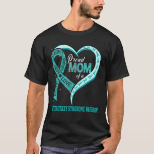 Camiseta Orgullosa Madre De Un Guerrero Del Síndrome Hetero