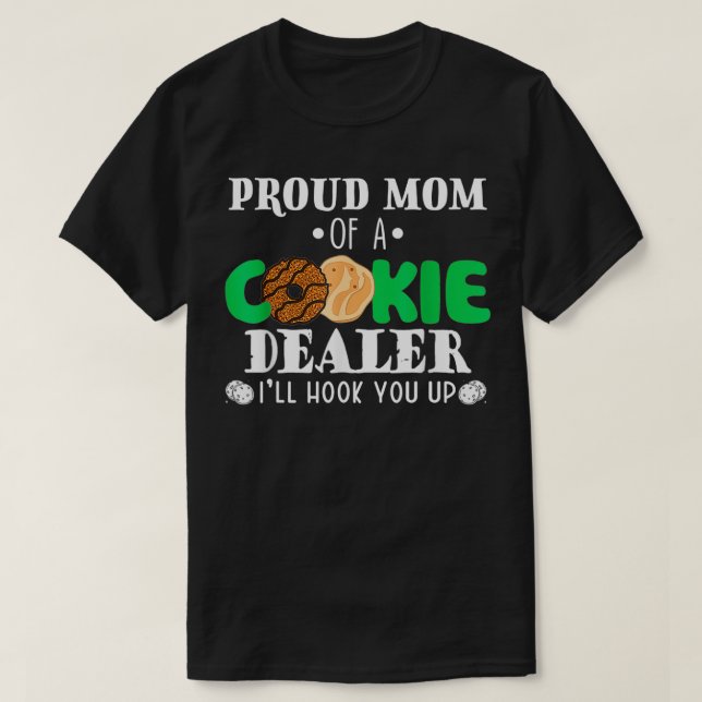 Camiseta Orgullosa Madre De Un Líder De La Tropa De Cociner (Diseño del anverso)