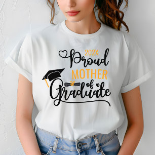 Camiseta Orgullosa madre de un Personalizado graduado