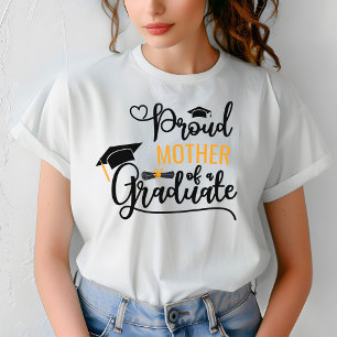 Camiseta Orgullosa madre de un Personalizado graduado