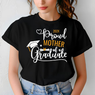 Camiseta Orgullosa madre de un Personalizado graduado