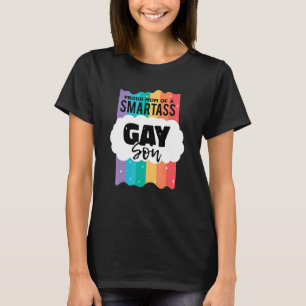 Camiseta Orgullosa Madre De Un Satisfactorio Hijo Gay Lgbt 