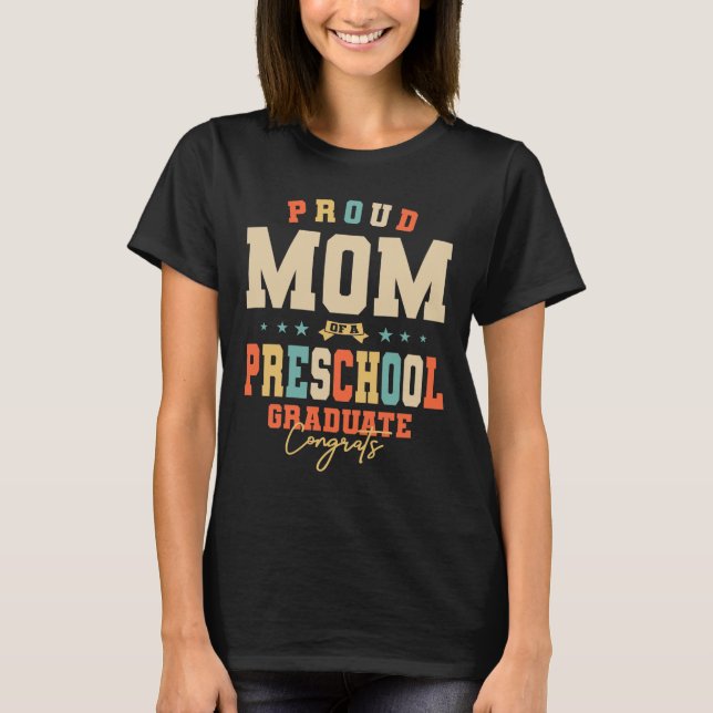 Camiseta Orgullosa madre de una clase de graduación preesco