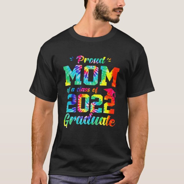 Camiseta Orgullosa Madre De Una Clase De Graduado De 2022,  (Anverso)