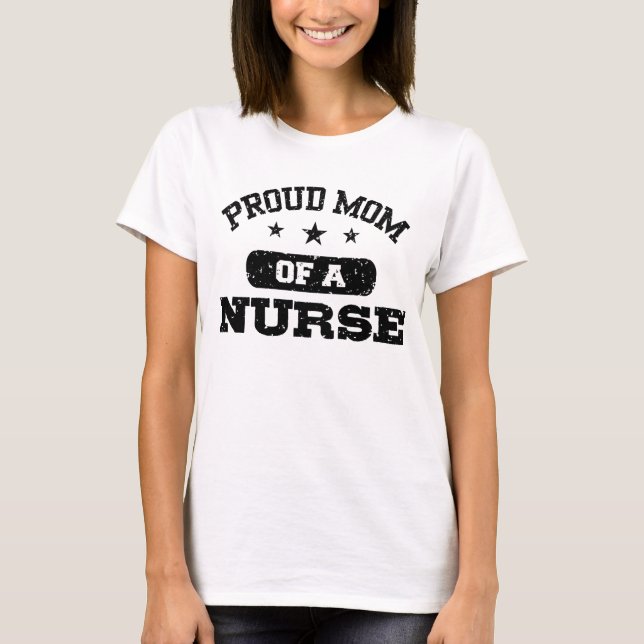 Camiseta Orgullosa madre de una enfermera (Anverso)