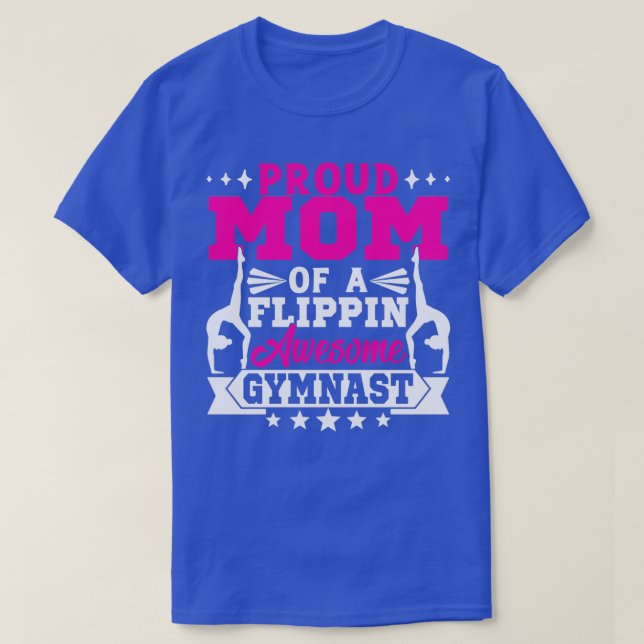 Camiseta Orgullosa Madre De Una Flipina Gimnasia Gimnasta (Diseño del anverso)