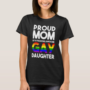 Camiseta Orgullosa Madre De Una Hija Gay Aliada Lgbtq Orgul