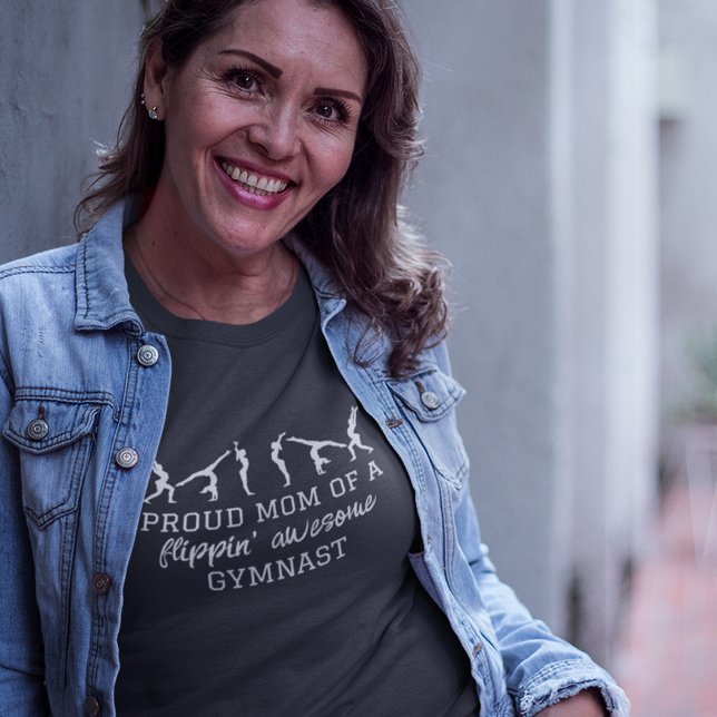Camiseta Orgullosa madre de una imponente gimnasta filipina (Subido por el creador)