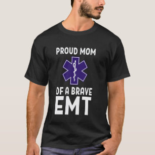 Camiseta Orgullosa madre de una valiente ayudante de enferm