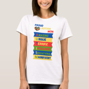 Camiseta Orgullosa madre del autismo