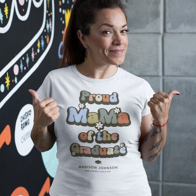 Camiseta Orgullosa madre del graduado (Subido por el creador)