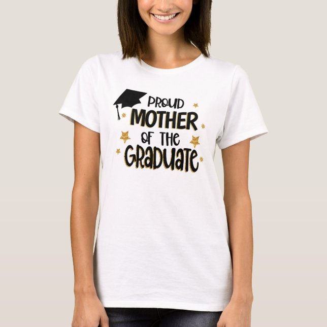 Camiseta Orgullosa madre del graduado (Anverso)