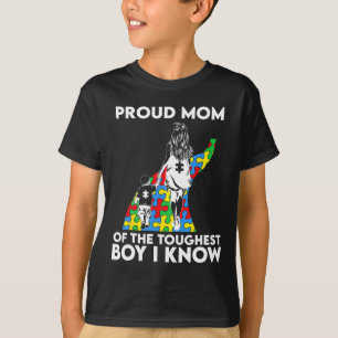 Camiseta Orgullosa Madre Del Niño Más Difícil Que Conozco A