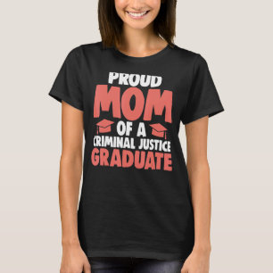 Camiseta Orgullosa Madre Del Tribunal De Mujeres Graduadas