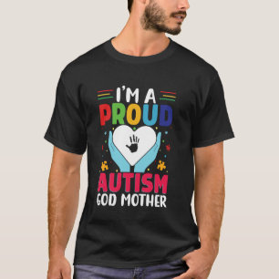 Camiseta Orgullosa Madre Dios Hijo Autista Hija Conciencia