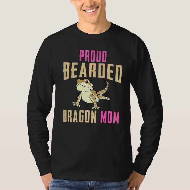 Camiseta Orgullosa Madre Dragón Reptile Lizard Gecko Mujer (Anverso)