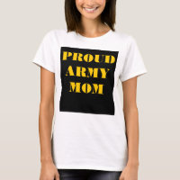 Camiseta Orgullosa Madre Ejército