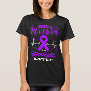 Camiseta Orgullosa Madre GUERRERA DE MENINGITIS