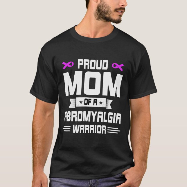 Camiseta Orgullosa Madre Guerrera De Una Conciencia De Fibr (Anverso)