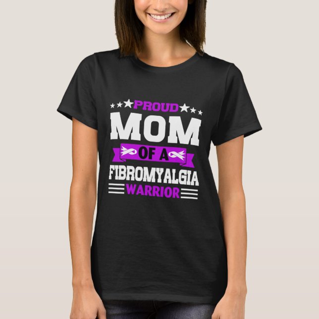 Camiseta Orgullosa Madre Guerrera De Una Conciencia De Fibr (Anverso)