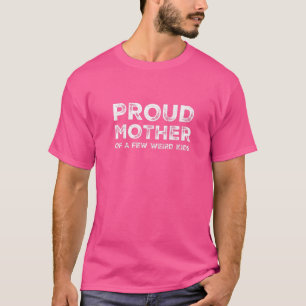 Camiseta Orgullosa Madre Madre Familia Nacimiento Hija Hijo