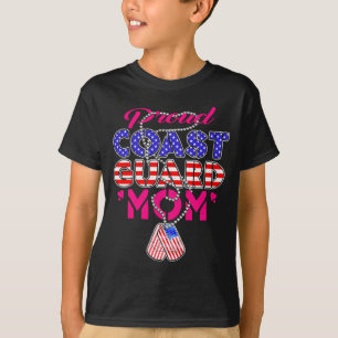 Camiseta Orgullosa Madre Militar Hombre Etiquetas de Perro