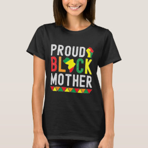 Camiseta Orgullosa Madre Negra Mes de la Historia Negra Par