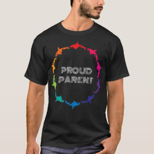 Camiseta Orgullosa Madre Padre LGBTQ Orgullo Gay Conciencia