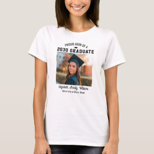 Camiseta Orgullosa Madre Senior Personalizado Año Graduado