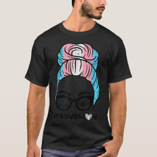 Camiseta Orgullosa Madre Transexual Bandera del Orgullo Tra