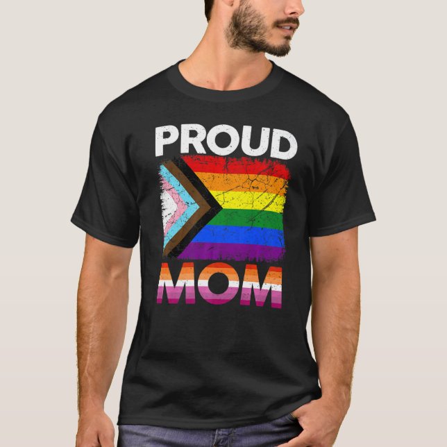 Camiseta Orgullosa Madre Transgénero Orgullo Lesbiana Lgbt  (Anverso)