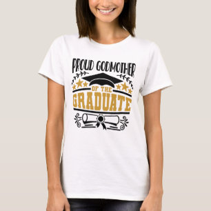 Camiseta Orgullosa Madrina Del Graduado
