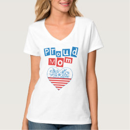 Camiseta Orgullosa Mamá 4 de Julio, Día de la Madre