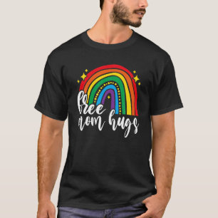Camiseta Orgullosa Mamá Arcoíris LGBT Corazón Abrazos Grati