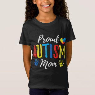 Camiseta Orgullosa mamá Autismo Concordancia con familia