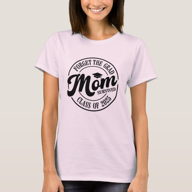 Camiseta Orgullosa mamá, clase de 2025 (Anverso)