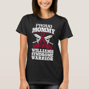 Camiseta Orgullosa Mamá De Awarene, Guerrera Del Síndrome W