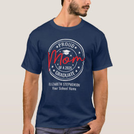 Camiseta Orgullosa mamá de la familia de graduados haciendo