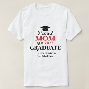 Camiseta Orgullosa mamá de la familia de graduados haciendo