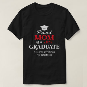 Camiseta Orgullosa mamá de la familia de graduados haciendo
