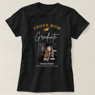 Camiseta Orgullosa mamá de la foto del graduado