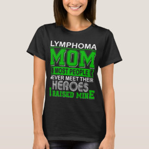 Camiseta Orgullosa Mamá de Linfoma Crié al Mío