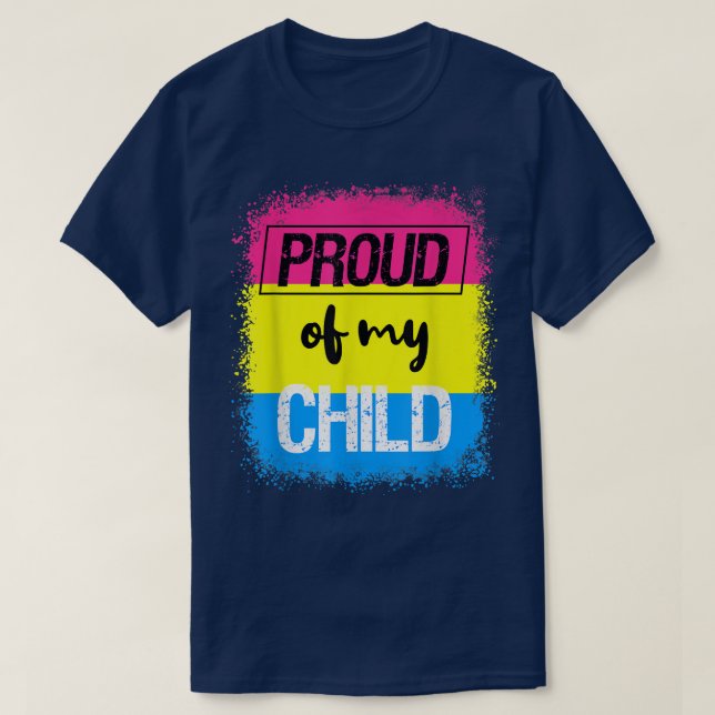 Camiseta Orgullosa mamá de mi hijo Bandera Pan Fun Panse LG (Diseño del anverso)